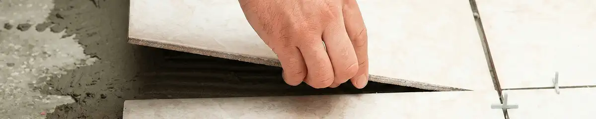 Professional installing ceramic tile floors in Jackson, MS
